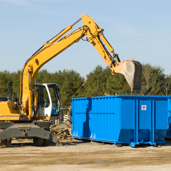 is there a minimum or maximum amount of waste i can put in a residential dumpster in White Owl